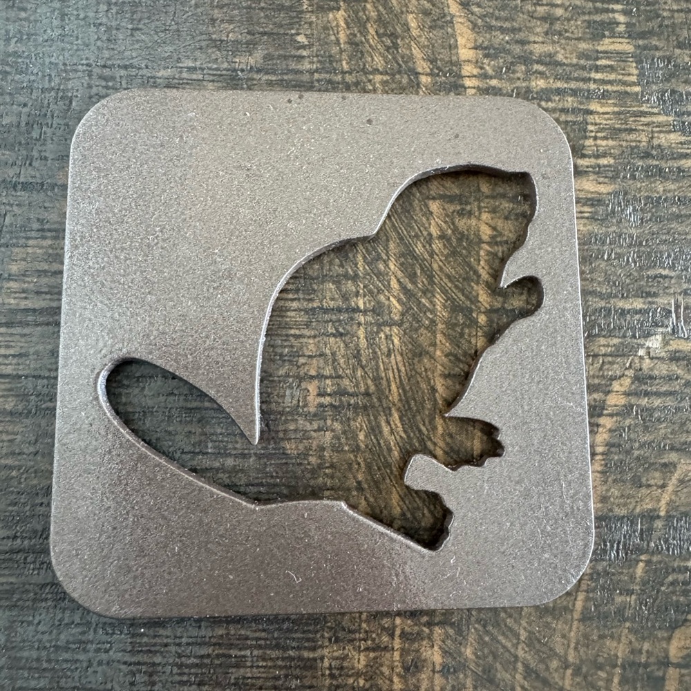 Industrial Coaster - Canadian Beaver Themed - NWOT